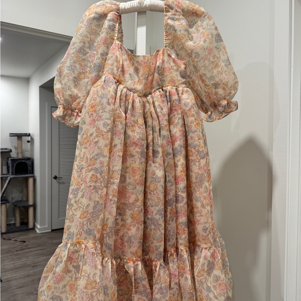 Selkie Hans Christan Anderson French Puff Dress in M